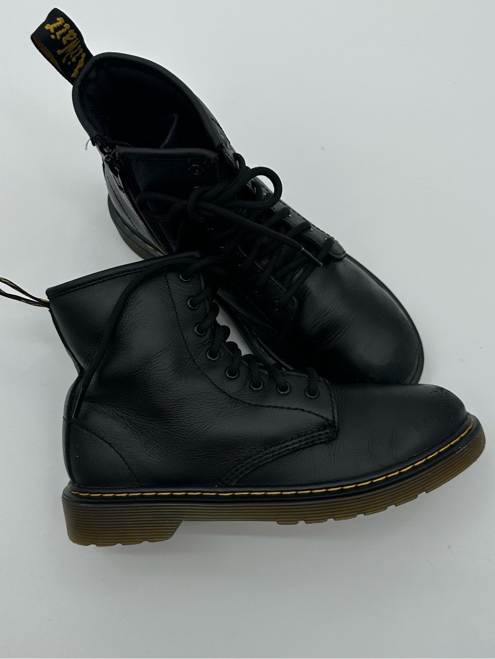 Dr. Marten’s Black Boots side zip size 4